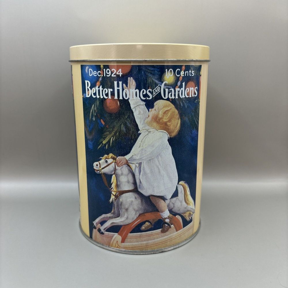 Vintage 1983 Better Homes and Gardens Tin ~ Dec 1924 Christmas ~ Made in England